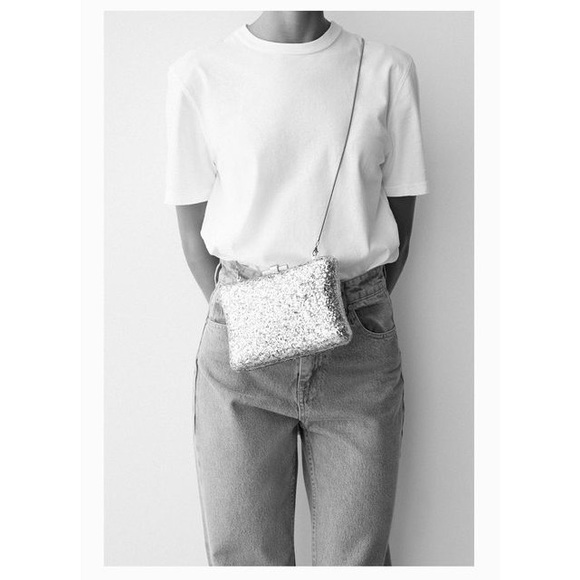 NWT Zara gold box bag - Picture 6 of 6